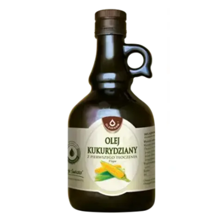 Кукурузное масло, холодный отжим, 500 мл