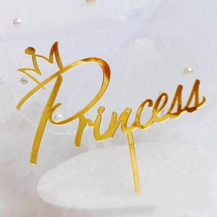 Топпер "Princess" золото