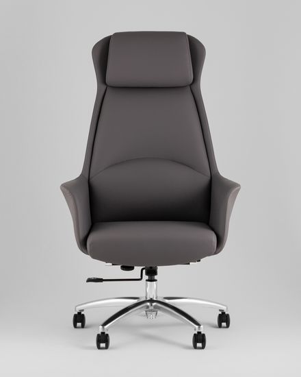 Кресло руководителя TopChairs Viking NEW серое