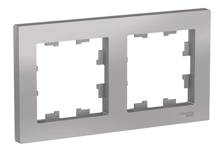 ATN000302 Рамка 2гн алюминий AtlasDesign System Electric