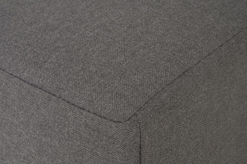 "Капри" модуль диванный прямой с подушками, цвет коричневый