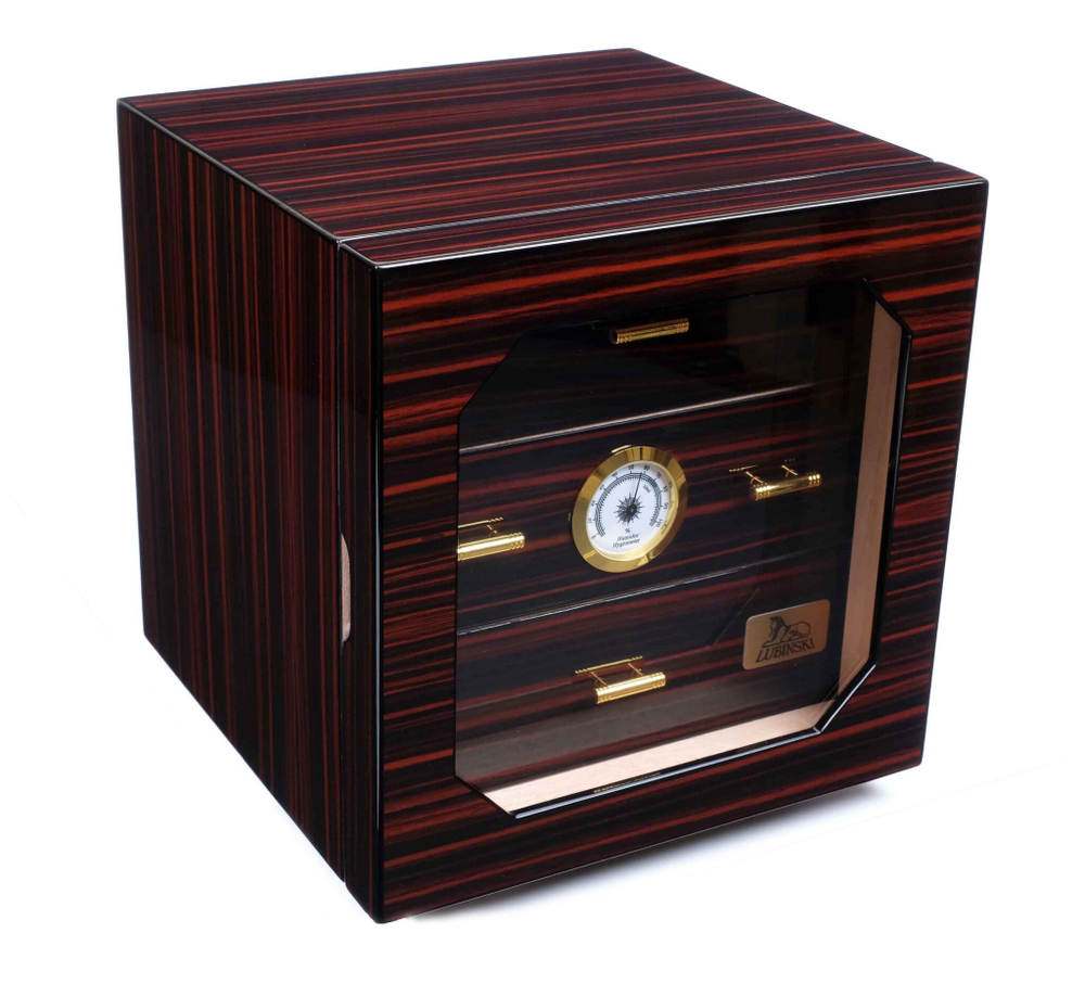 Хьюмидор-шкаф Lubinski на 100 сигар, Эбеновое дерево Q219