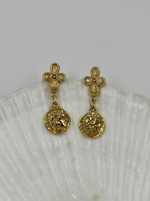 Серьги с подвесками в виде монет Premier Designs