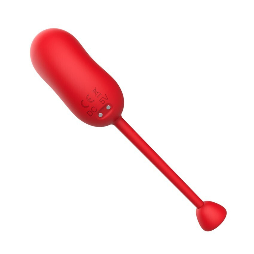 Красное виброяйцо с пультом ДУ (Цвет: красный)