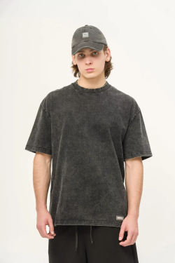 Футболка KUL'TURA "Premium" Garment Dyed Черный