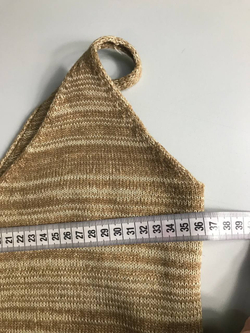 Сарафан вязаный для многослойного образа, визуально на 42 размер