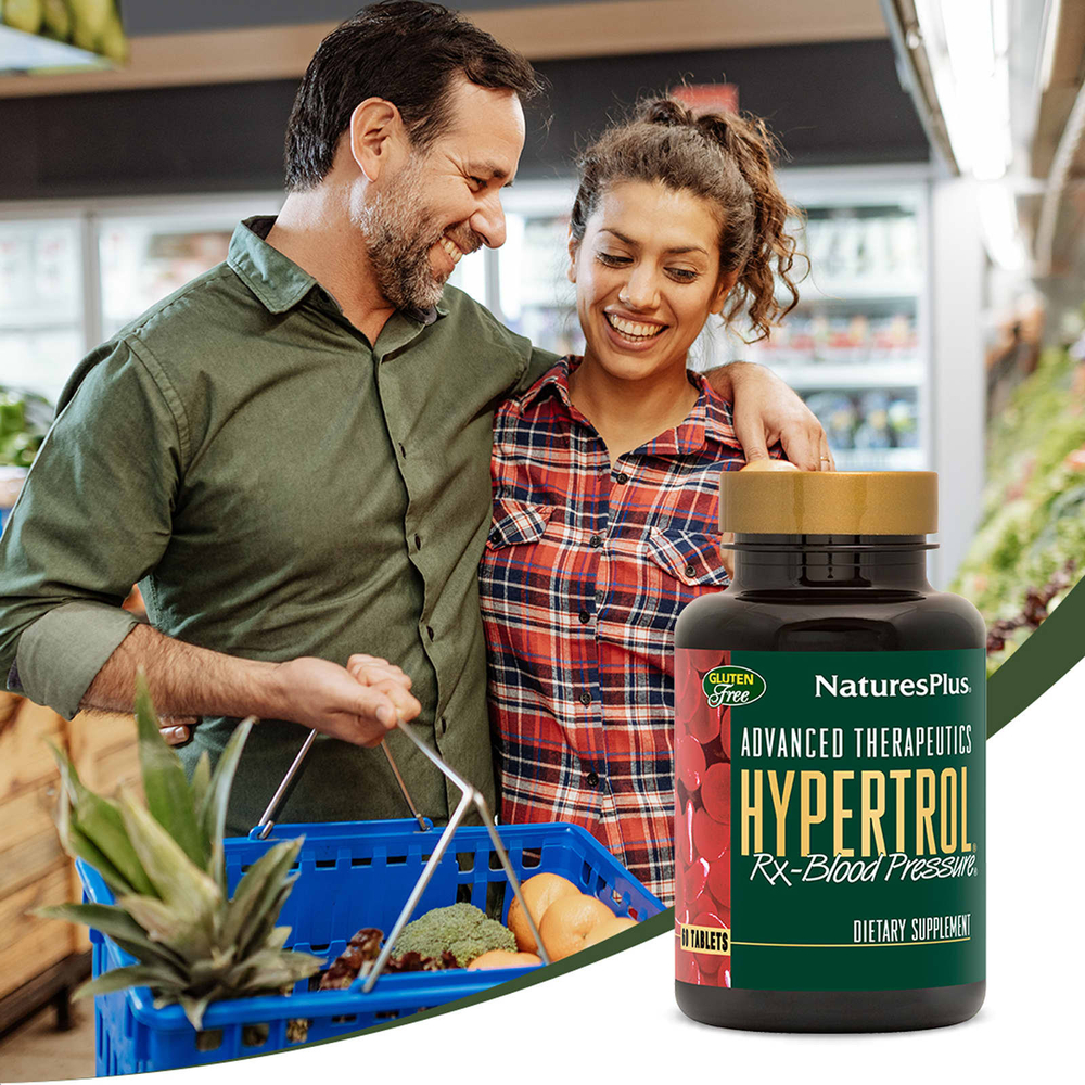 NaturesPlus, Advanced Therapeutics, Hypertrol®, RX Blood Pressure®, 60 таблеток