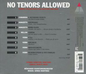 Hampson & Ramey / No Tenors Allowed - Famous Italian Duets For Baritone And Bass (CD)