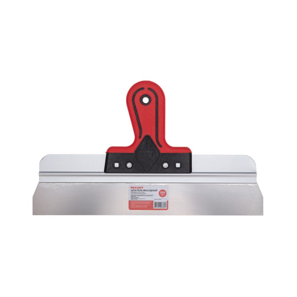 Шпатель фасадный, нержавеющая сталь, 350мм, 2-компонентная ручка REXANT