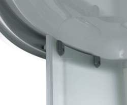 Душевая кабина AvaCan (АваКан) C2080 LED с низким поддоном, с ГМ, с электрикой и LED освещением, 80х80х215