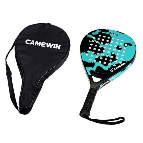 Ракетка для падел тенниса CAMEWIN Padel 4003 blue (с чехлом) 100% карбон
