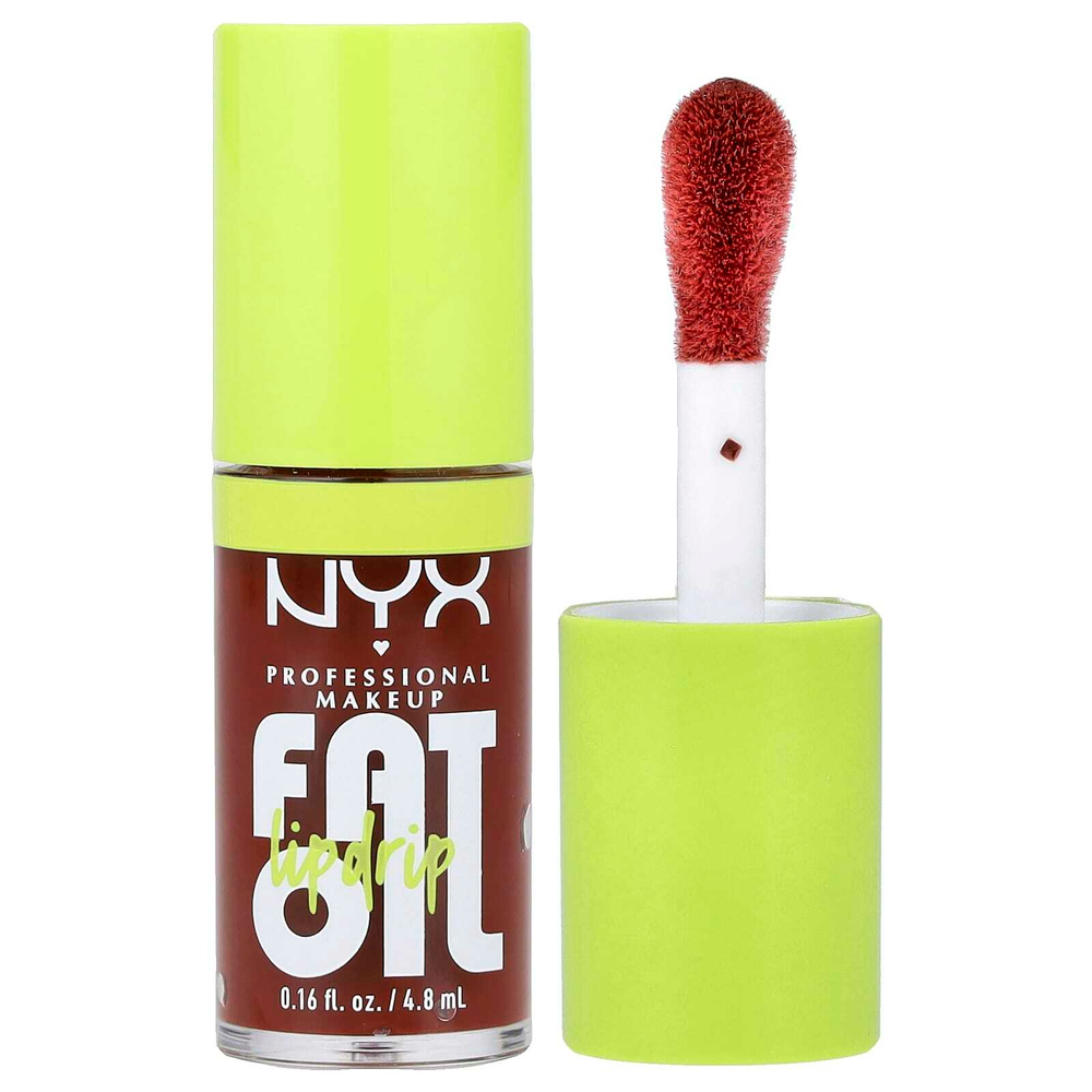 NYX Professional Makeup, Капля для губ с жирным маслом, 08 Status Update, 4,8 мл (0,16 жидк. Унции)