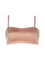 Топ со съемными чашками и бретелями (Размер: 3B) (Цвет: карамель (темно-бежевый))