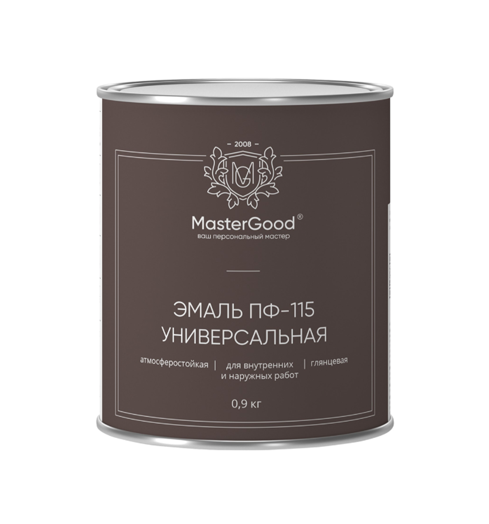 Эмаль MasterGood ПФ-115, алкидная, глянцевая
