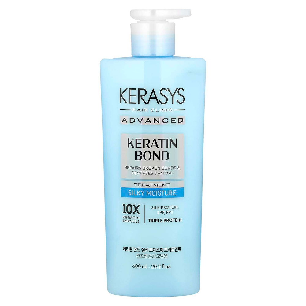 Kerasys, Advanced, Keratin Bond Treatment, шелковистое увлажнение, 600 мл (20,2 жидк. Унции)