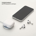 Беспроводные наушники с микрофоном Deppa Air Nova, TWS, BT 5.1, 300 мАч, QI (44192) Белый