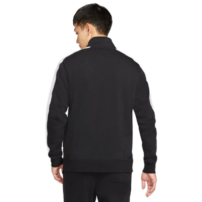 Мужская теннисная кофта Nike Sportswear Club Track Jacket M - black/white/black/white