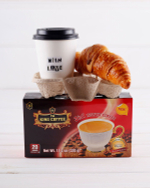 Вьетнамский растворимый кофе 3 в 1 King coffee instant, в коробке (20 стик, 16г)