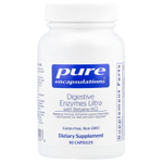 Pure Encapsulations, Пищеварительные ферменты с бетаином гидрохлоридом, 90 капсул