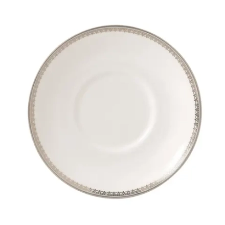 Wedgwood Блюдце для кофейной чашки Vera Wang Lace Platinum 12,5 см EAN 032677984604