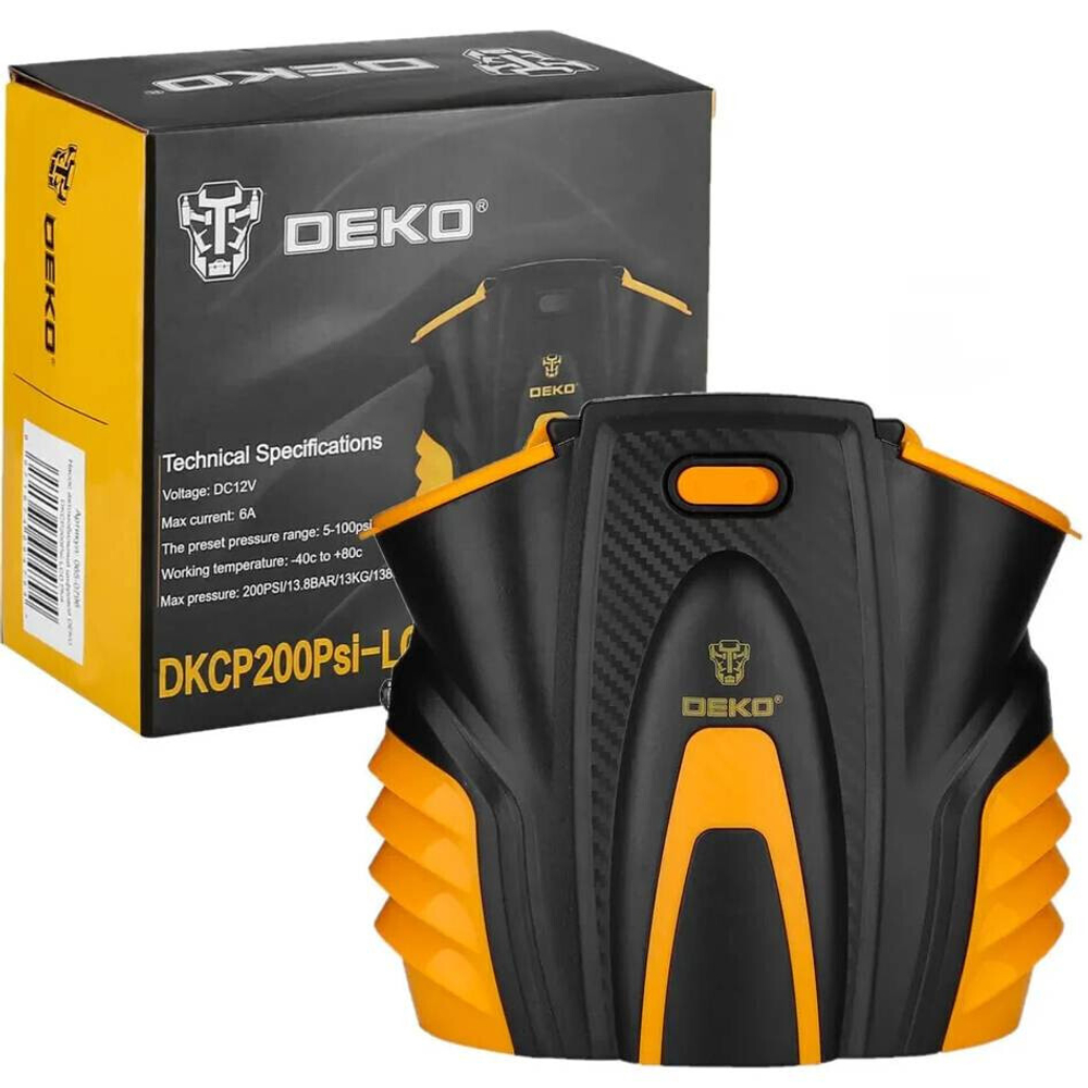 Насос автомобильный цифровой Deko DKCP200Psi-LCD Plus 065-0796