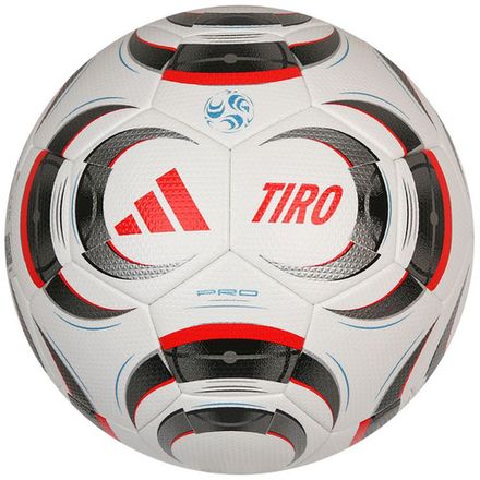Мяч футб. ADIDAS Tiro Pro JW1533, р.5, FIFA Pro, 32 пан., ПУ, термосшивка, бело-серо-красный