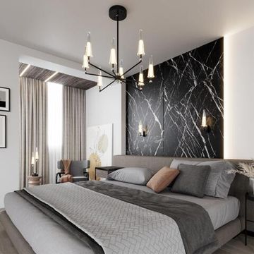 5429/10TL MODERN ODL_EX24 137 черный матов./прозрачный/металл/стекло/акрил Настольная лампа LED 10W 3000K 740Лм FUNGO