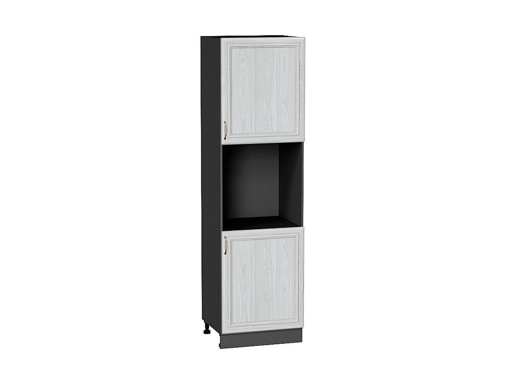 Шкаф пенал с 2-мя дверцами под технику Шале