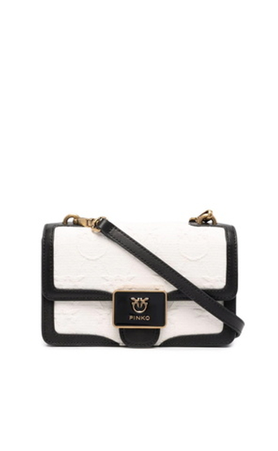 MINI LOVE BAG ICON FRAMED LOGO – black