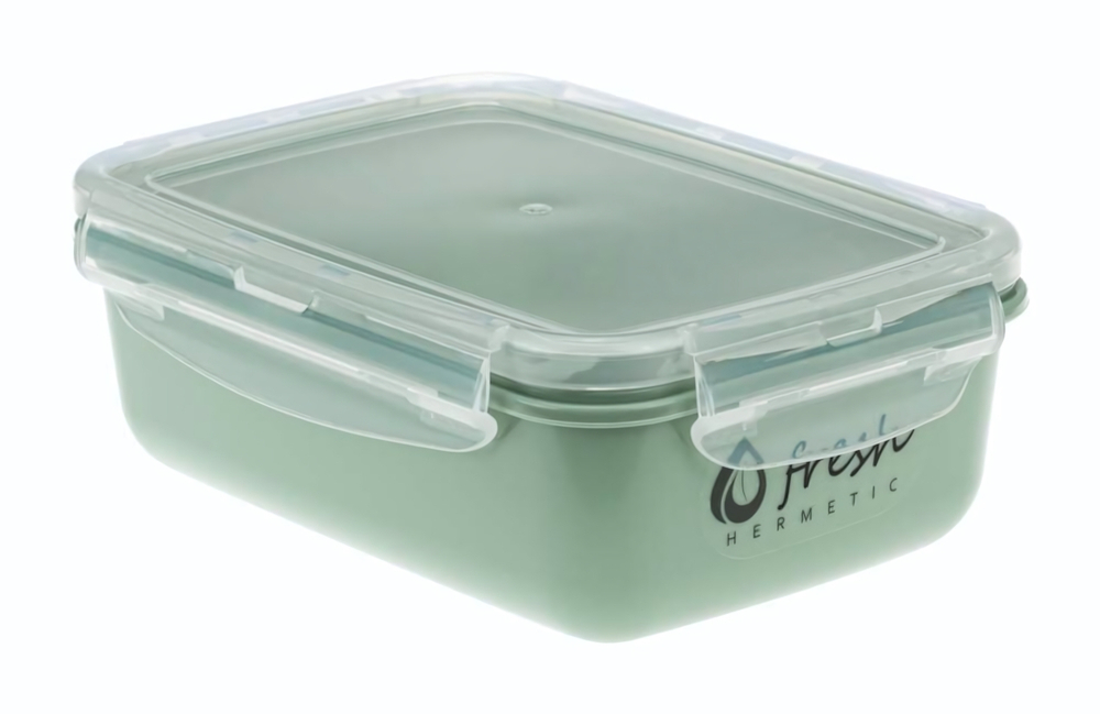 Емкость для продуктов 0,8л ФРЕШ герметичная (фисташковый)