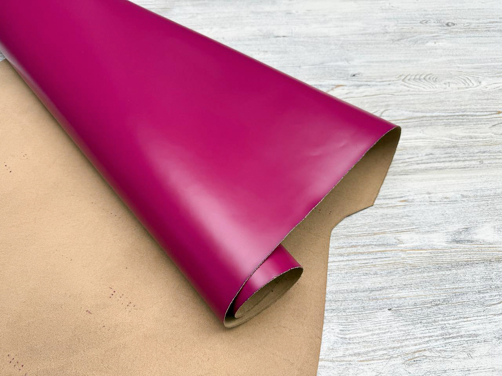 Bolero Opaco Fuxia (1,5-1,7 мм), цв. Розовый, натуральная кожа