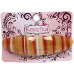 Заколка автомат «Calista - Mila», овал., 6 цветов, 9*2,5см (Кокетка)