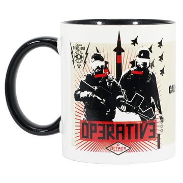 Кружка Call of Duty Black Ops Cold War (Operative) Black Coloured Inner Mug 315ml MGC26064