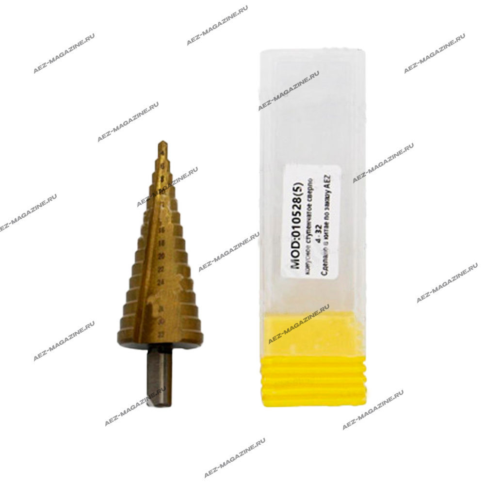 конусное ступенчатое сверло 4-32