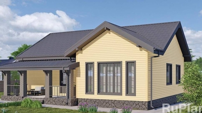 Проект Дома 90 кв. м одноэтажный К-39