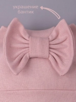 Шапка для девочки с ушками на осень