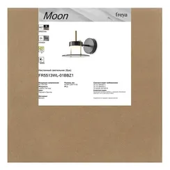 Настенный светильник (бра) FR5513WL-01BBZ1 Месяц / Moon GX53x1 Freya fr5513wl-01bbz1