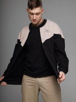 Толстовка бомбер олимпийка Город Горькй черный бежевый бежевая черная