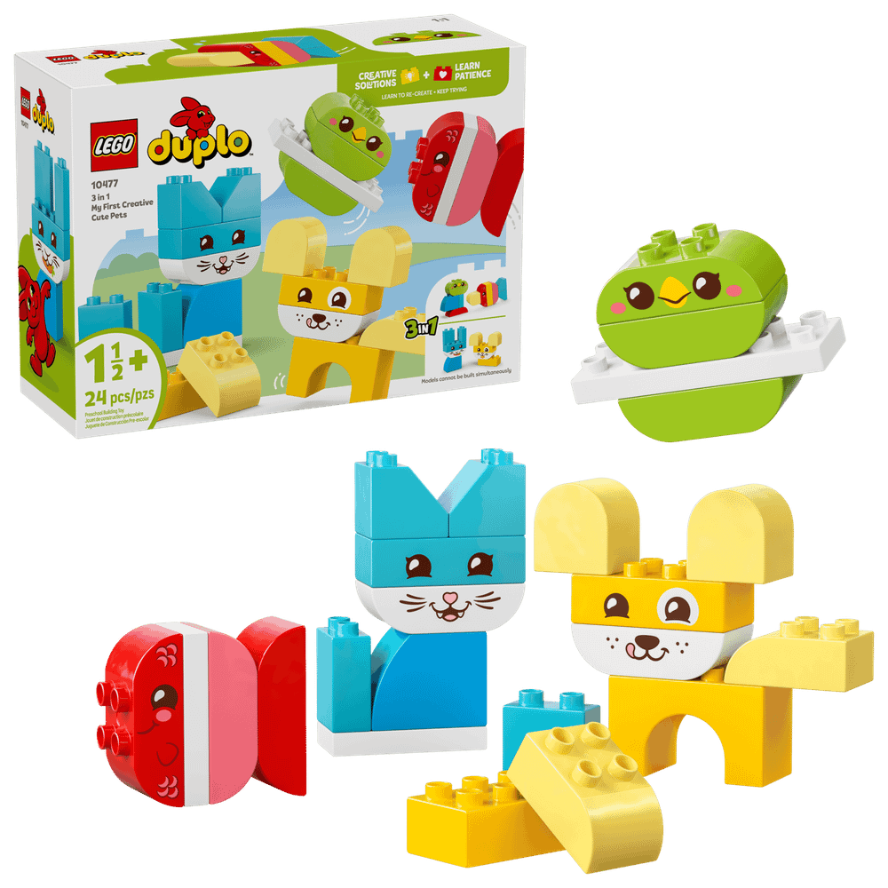 Конструктор LEGO Duplo 10477 3 in 1 Creative Cute Pets
