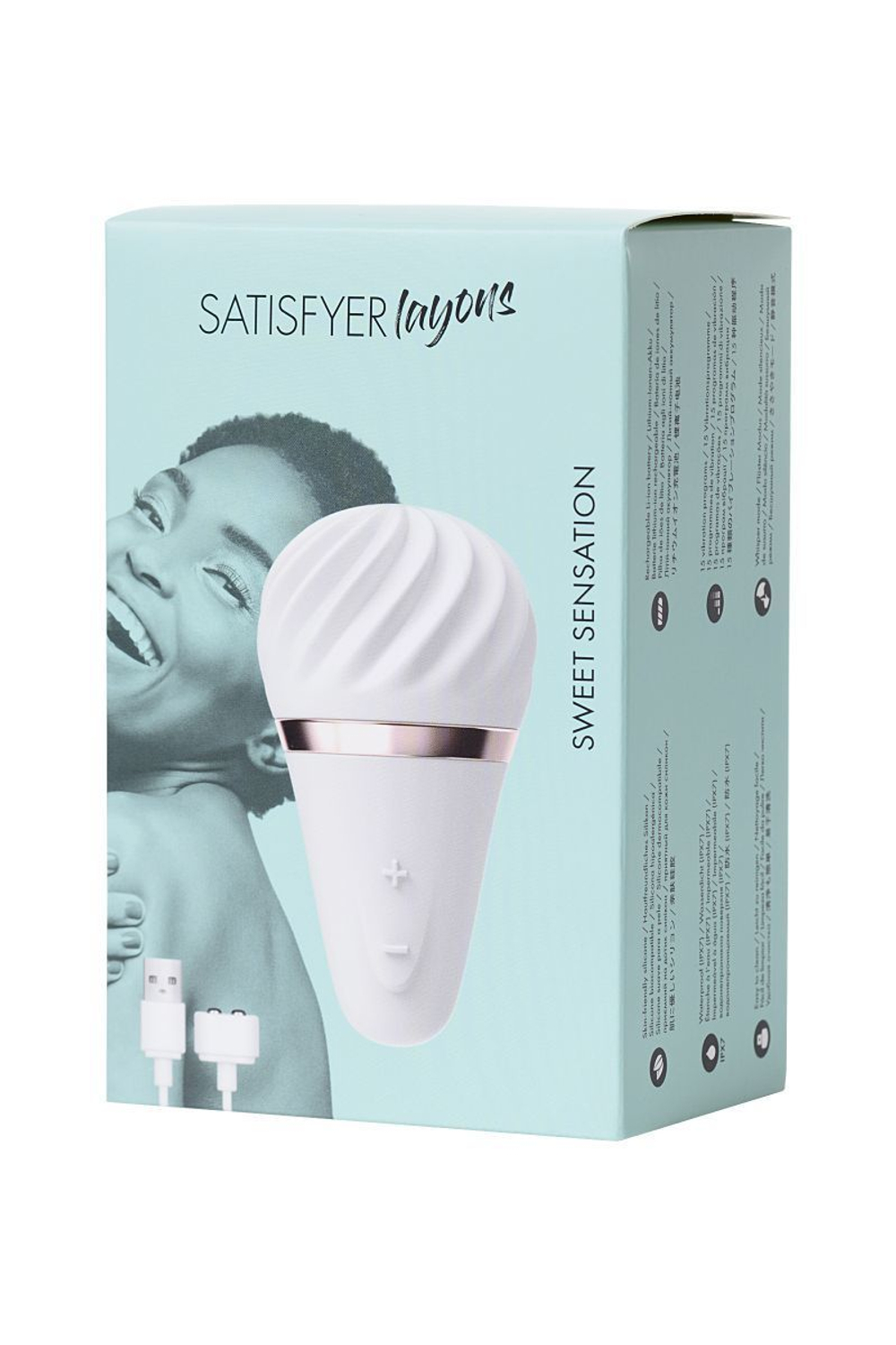 Белый вибромассажер Satisfyer Layons Sweet Sensation