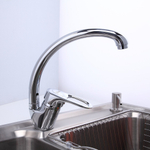 Смеситель для кухни 40к F4104-2 FRAP (выс.пов.излив, п/гайку, хром, латунь)