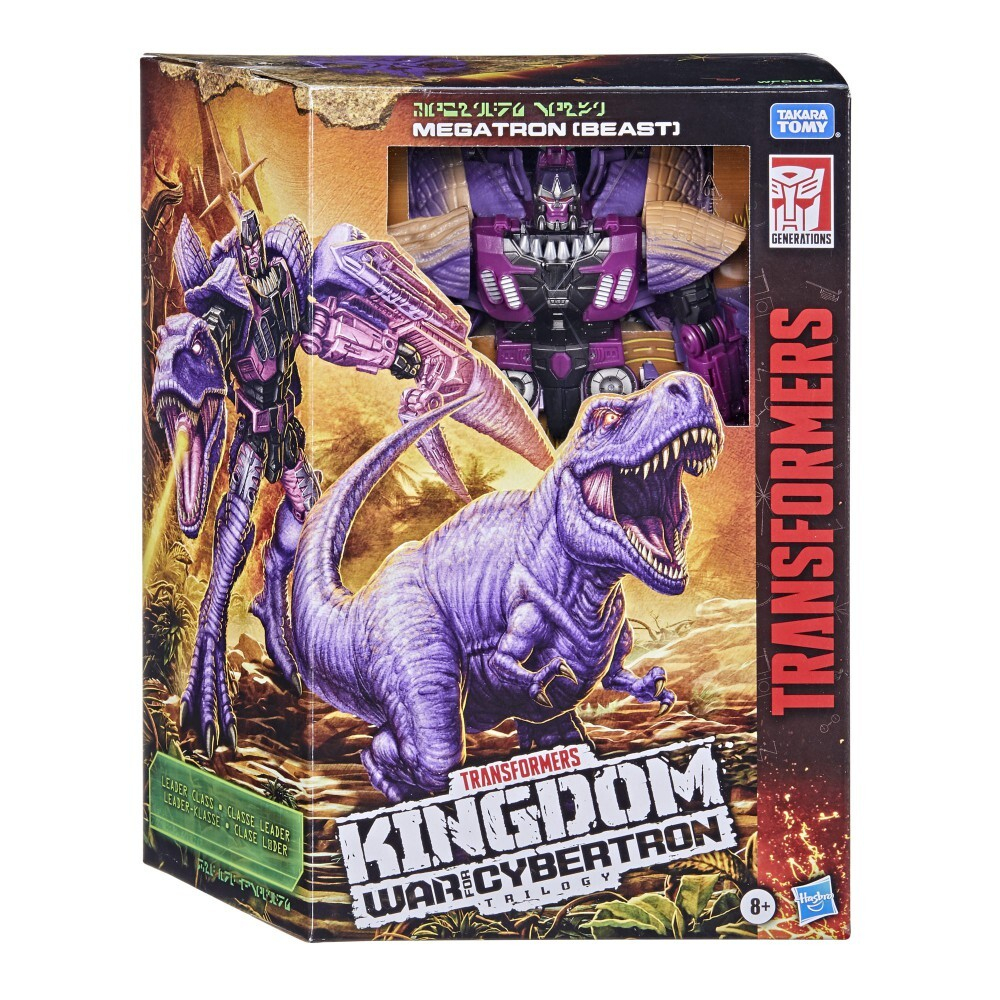 Hasbro Transformers Generations War for Cybertron: Kingdom - Фигурка Лидер WFC-K10 Мегатрон (Зверь) / артикул F0366 F0698 / GTIN 5010993766970