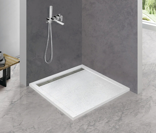 Душевой поддон из искусственного камня Cezares Tray AS 90х80 TRAY-AS-AH-90/80-30-W Белый