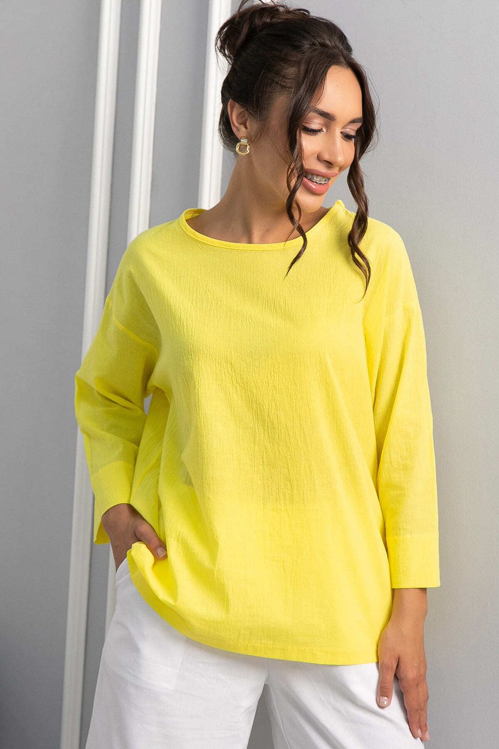 Лонгслив Пляж (желтый) Б13988-25М LT Collection