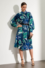 51425 Платье женское (синий принт)