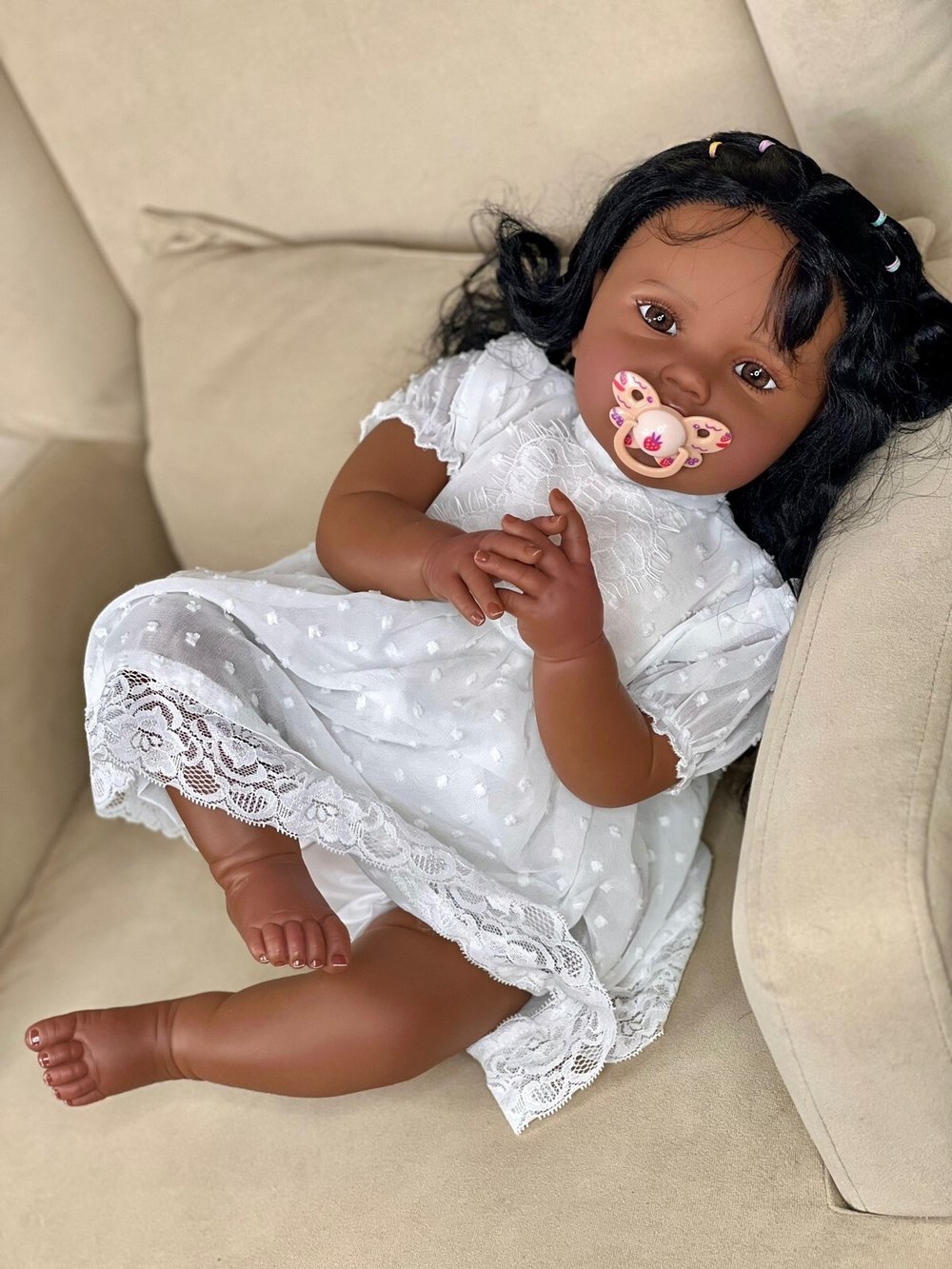 Кукла Реборн мягконабивная 60см (FA-975)