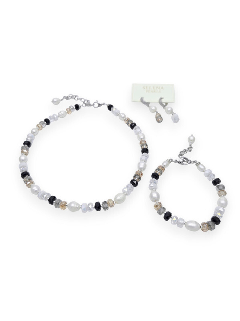 91003290 Серьги Selena Pearls