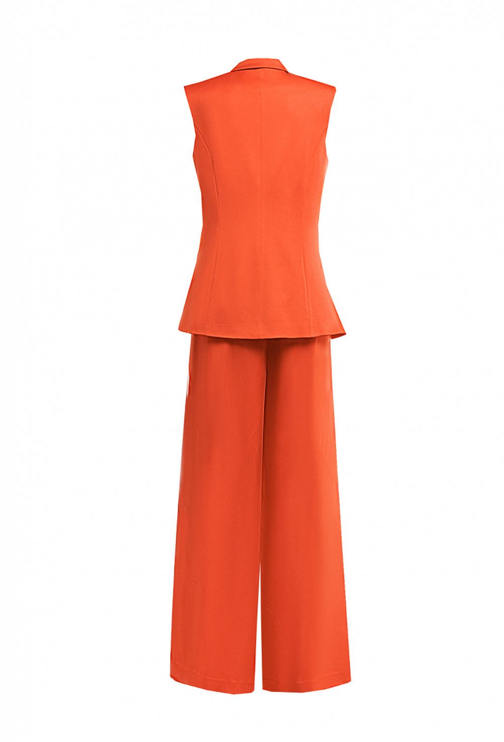 Шёлковый брючный костюм с жилетом 11-01-24 SS