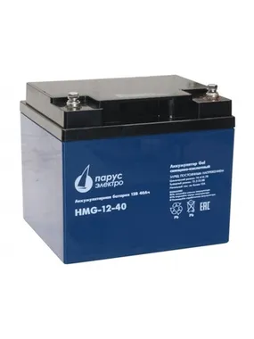 Аккумуляторы Парус Электро HMG-12-40 - изображение 1 Аккумуляторы Парус Электро HMG-12-40 - фото 1