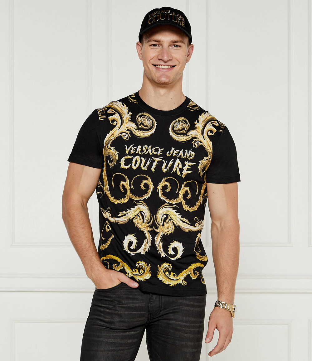 Футболка Versace Jeans Couture - черный(77GAH6SCJS379)